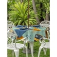 thumbnail image 3 of Outdoor Tablecloth with Umbrella Hole for Patio/Picnic/Party/Camping, Construction Truck Waterproof Table Cloth Round Cover Washable, Cartoon Grips and Bulldozers Green (Dia 60"), 3 of 8