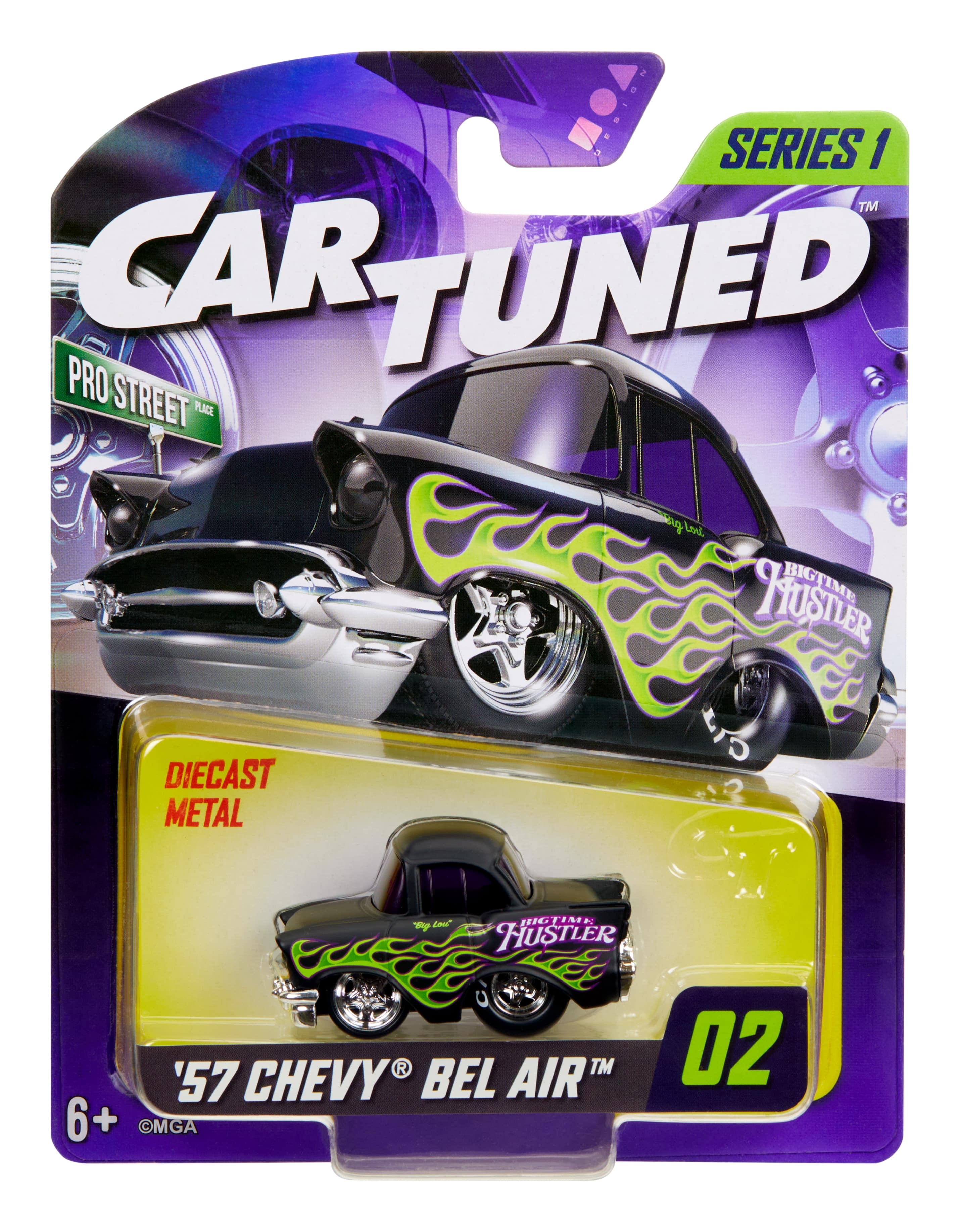 CarTuned Series 1 1957 Chevy Bel Air Pro Street Diecast Vehicle Ages 6 Years Walmart