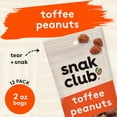 thumbnail image 2 of Snak Club Toffee Peanuts, 12 packs, 2 of 7