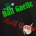 thumbnail image 3 of CafePress - Half Gaelic Half Garlic Women's Dark Pajamas - Women's Short Sleeve Print T-Shirt and Pants Dark Cotton Pajama Set, 3 of 7