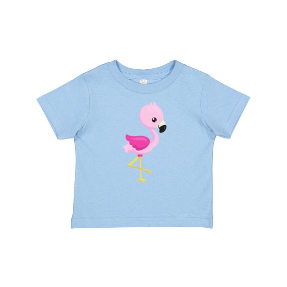 Inktastic Cute Flamingo, Baby Flamingo, Pink Flamingo Girls Baby T-Shirt