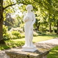 thumbnail image 5 of Costway MgO Garden Goddess of Greek Mythology Sculpture with Antique Finish, Column Base, 5 of 11