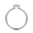thumbnail image 3 of Bow Jewelry Pear Cut 2.1 Ct Excellent Moissanite Ring for Women - Wedding Moissanite Ring - White Gold Plated 14K Solitaire Ring - Half Bezel Moissanite Ring for Mom, 3 of 3