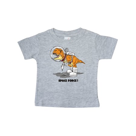 

Inktastic Space Force! Dinosaur Astronaut Gift Baby Boy or Baby Girl T-Shirt
