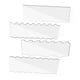 thumbnail image 2 of 4 piezas de herramientas de acrílico transparente para tartas, peine para tartas, decoración de tartas para fiestas, 2 of 9