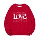 thumbnail image 5 of TaTaai Valentine's Day Oversized Sweatshirt, Christmas Holiday Pullover, Fleece Lined Long Sleeve Top for Youth, Cozy Photoshoot Casual Wear Gift, 5 of 8