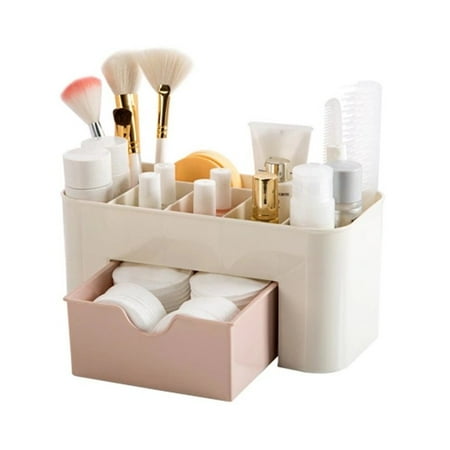Cosmetic Jewelry Storage Drawer Durable Plastic Makeup Brush Box Cosmetic Jewelry Storage Drawer Durable Plastic Makeup Brush Box Home Office Remote Control Lipstick Holder