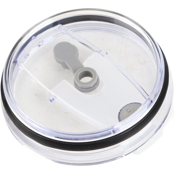 RiToEasysports 30 Ounces of Tumbler Lids, PPas Material, Spotted Replacement Cover for Heat -resistant Cups, Applicable for Different Occasions (White)