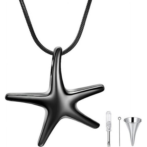 Starfish Cremation Urns for Ashes Mini Starfish Memorial Urn Pendant Keepsake Jewelry