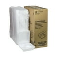 thumbnail image 3 of Pactiv Corp. YTD19903ECON Foam Take Out Container, White (150 Pack), 3 of 6