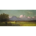 thumbnail image 2 of Martin Johnson Heade 18x10 Black Ornate Wood Framed Double Matted Museum Art Print Titled - Sunlight and Shadow - the Newbury Marshes (C. 1871-1875), 2 of 5