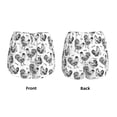 thumbnail image 5 of Picia Retro Rooster Pattern Women's 2 in 1 Athletic Running Shorts High Waisted Workout Casual Gym Sweat Shorts with Comfy Liner Zipper Pockets-XX-Large, 5 of 9