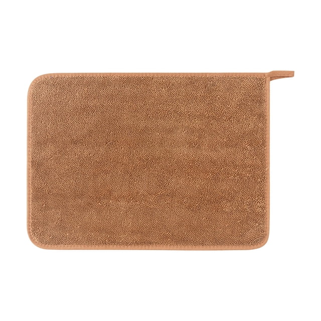 Brown High Performance Cleaning Cloth For Housekeeping Tasks Super Absorbent Microfiber For Kitchen Bathroom Surfaces Multipurpose Household Towel