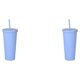thumbnail image 4 of Botella de agua Yuarrent Frasco de vacío Vaso con pajitas multicolores, 4 of 6