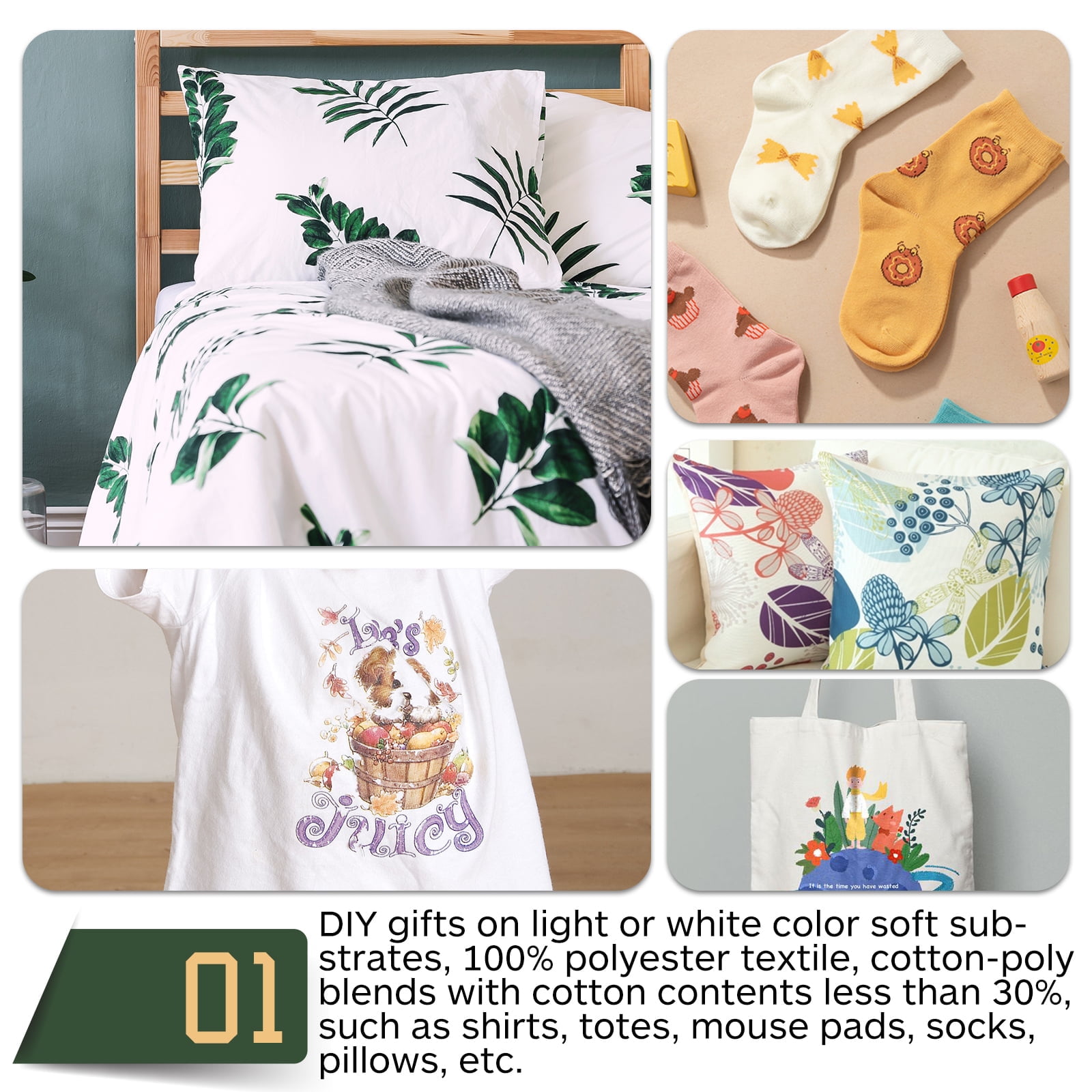 Bundle Kit I 110 Sheets A-SUB Sublimation Paper 125g 8.5X11 + 480ML A-SUB Sublimation Ink for All Epson Inkjet Printers Heat Transfer, ET-2400 2803 2800 4800 WF ST-2000 SC F170 etc