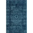 thumbnail image 1 of Unique Loom Tradition Distressed Rug 5' x 8' Rectangle Navy Blue/Turquoise, 1 of 1