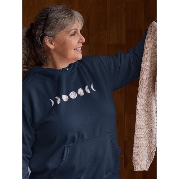 Moon Phases Hoodie Women's -GoatDeals Designs