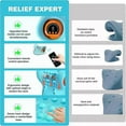 thumbnail image 5 of Portable EMS Neck Massager With Heat Low-Frequency Pulse Neck Cervical Spine Traction Relaxer Massage Pillow With Remote Control, 5 of 5