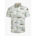 thumbnail image 3 of Chaps Men's and Big Men's Linen-Blend Print Woven Shirt, Sizes S-3XL, 3 of 6