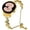 Gold, variant on Wave Pattern Design Bling Band for Samsung Galaxy Watch 7 6 5 4 band 44mm/40mm, 6 Classic 43mm 47mm,5 Pro 45mm, Watch 4 Classic 46mm/42mm for Women Jewelry Diamond Rhinestone Metal Cute Bracelet