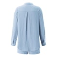 thumbnail image 7 of Shorts Set for Women Two Piece Sets for Women Button Down Shirt Short Womens Summer Dresses Matching Set Women, 7 of 7