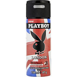 Playboy London Deodorant Body Spray 5 Oz For Men By Playboy