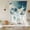 Blue Beige, variant on Navy Blue Fish Balloon Curtains for Living Room/French Door, Nautical Coastal Summer Ocean Modern Rustic Tie Up Curtains 63 Inch Length Energy Saving Kitchen Curtains Shades for Windows 42"x63"