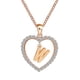 thumbnail image 1 of Collar para mujer, joyería para mujer, joyería de moda para mujer, regalo para mujer, 26 letras en inglés, nombre, cadena, colgante, collar, joyería, pulsera, collar, 1 of 3