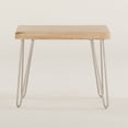 thumbnail image 6 of World Interiors Acacia Live Edge Rectangle Side Table in Natural, 6 of 6