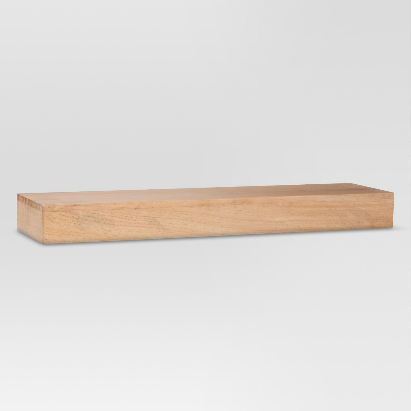 Threshold Real Wood Floating Shelf, 24" Natural Pine Walmart