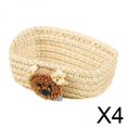 thumbnail image 1 of Cesta De Almacenamiento Para Casa De Muñecas A Escala 4x1:12, Micropaisaje Para Sala De Estar, Baño, Color Beige Sin Asa, 1 of 8