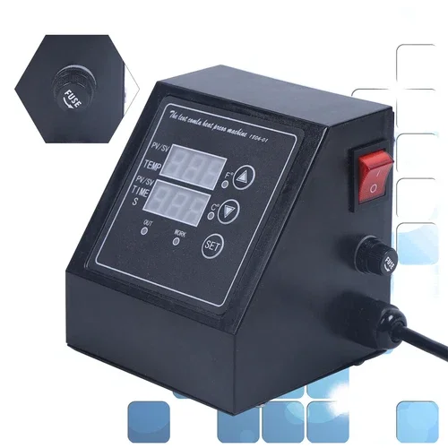Heat Press Digital Dual Display Control Box-Temperature For Heat Press Machine
