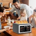 thumbnail image 2 of Toaster Clixane, pantalla táctil de 4 rebanadas, acero inoxidable, 1650 W, 2 of 9