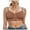 Brown, variant on GEWSEY Bralettes for Women with Support Comfortable Bras No Underwire Seamless Everyday Bras Beige, L