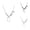 Silver, variant on Novelty Dinosaur Skeleton Pendant Necklace for Women Men Fashion Jewelry Accessories Gift