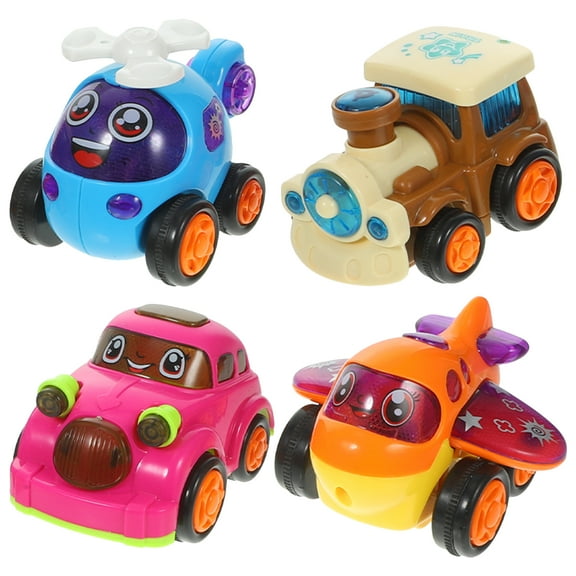 unbranded 8 Pcs Plastic Car Toys Portable Pull Back Car Interesting Children Playthings Children Supply
