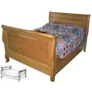 Woodcraft Project Paper Plan To Build French American Sleigh Bed - Material Not Included