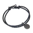 thumbnail image 1 of Punk Rock de cuero Wrap Brazalete novio Negro Sunnimix Brazalete trenzado vintage, 1 of 8