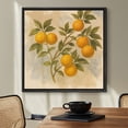 thumbnail image 3 of Framed Canvas Print Botanical Wall Art Vintage Fruit Decorative for Kitchen - 24"x24" BLACK, 3 of 8