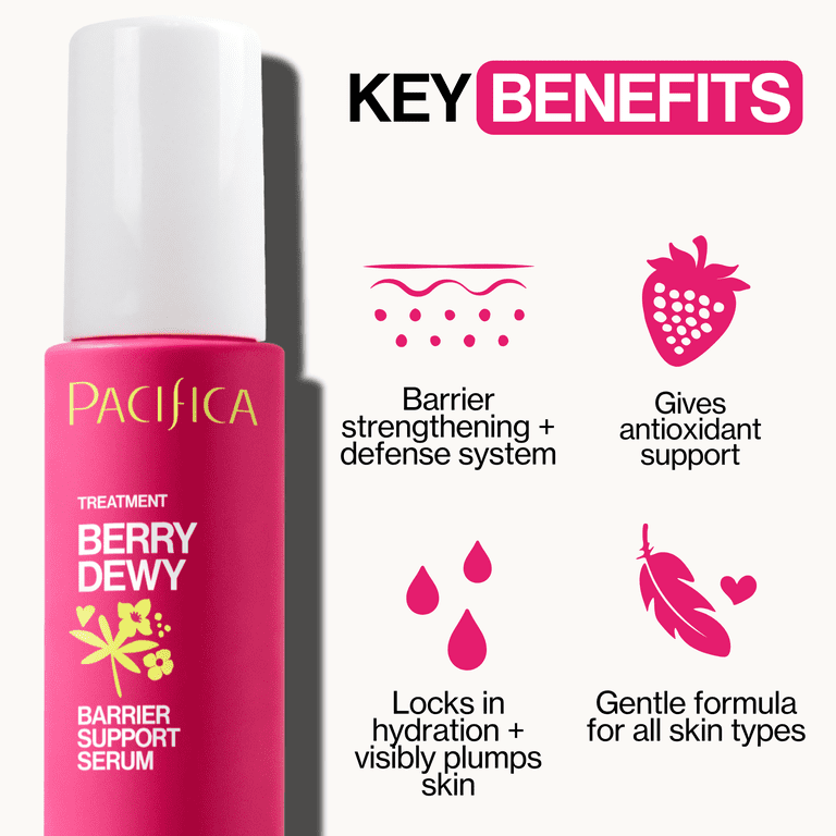 Pacifica Berry Dewy Barrier Support Serum, 1 Oz photo 4