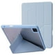 thumbnail image 1 of Funda universal azul oscuro para iPad Pro de 12,9 pulgadas 2021/2020/2018 con función de encendido y apagado inteligente, soporte Origami, piel y acrílico de primera calidad, 1 of 4