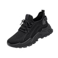 thumbnail image 2 of Stralyhd Womens Walking Shoes Non Slip Running Tennis Shoes Athletic Slip on Rubber Sneakers Mesh Workout Casual Black 40, 2 of 7