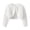 White, variant on Toddler Girls Clothes Long Sleeve Knit Cardigan Open Front Hollow out Button Cropped Cover up Tops Lightweight Fall Outfits 6M-9T