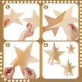 thumbnail image 4 of Centros de mesa con forma de estrella, 45 unidades, decoración de estrellas en 3D, 4 of 7