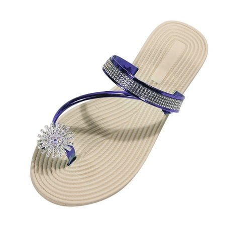 

PMUYBHF Women Sandals Wedge Slip on Women Clip Toe Sandals Jelly Beach Flip Flops Female Students Korean Fashion Wear Summer Flat Sandals