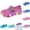 001-Hot Pink1, variant on Toddler Clogs Kids Car Design Light Up Shaking Garden Shoes Slip Resistant Beach Sandal Boy