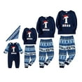 thumbnail image 4 of Jindong Dad Family Matching Christmas Pajamas Set Letter Print Parent Child Outfit, 4 of 5