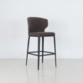 thumbnail image 1 of Cabo Contract Grade Upholstered Wingback Bar Stool (26-inch/ 29-inch), 1 of 5