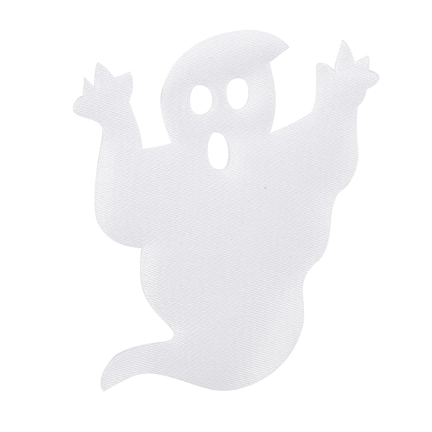30 Uds. Confeti de fantasma de Halloween blanco no tejido adornos para fiestas suministros 5cm5cm confeti de fantasma de Halloween