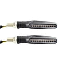 thumbnail image 1 of 2x2pcs Universal Flowing Motorcycle LED Indicador de Señal Lámpara de lámpara 12V Sharpla Intermitentes de motocicleta 12V, 1 of 8